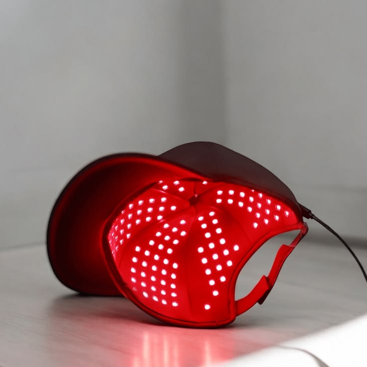 Casquette GLOW — Thérapie par Lumière Rouge