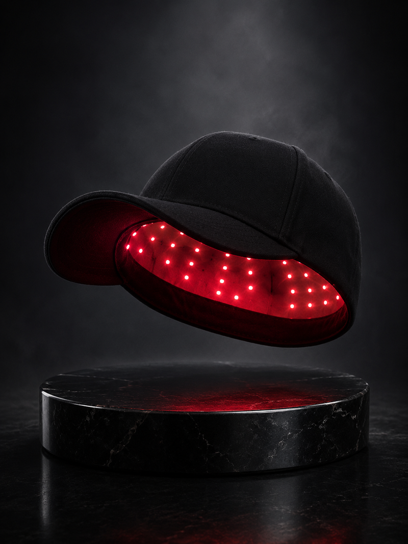 Casquette GLOW — Thérapie par Lumière Rouge