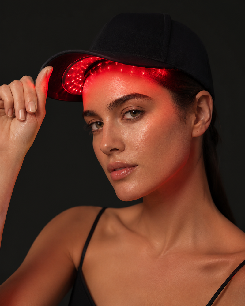 SkinGlow Red Light Hat