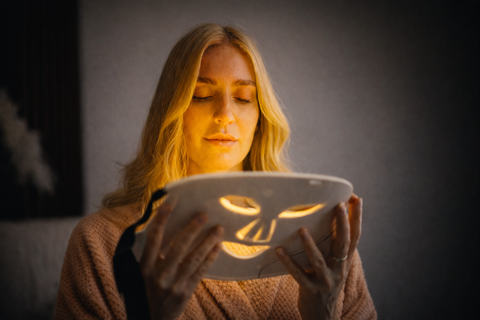 Masque LED mode inflammation