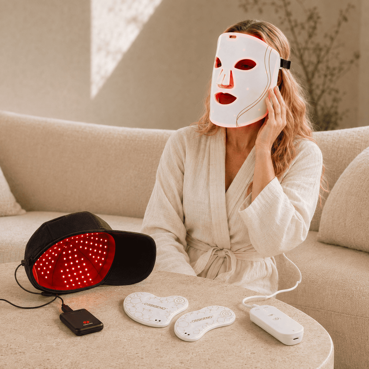 Glow Routine SkinGlow — Masque + Casquette + Eye Patches (−20%)