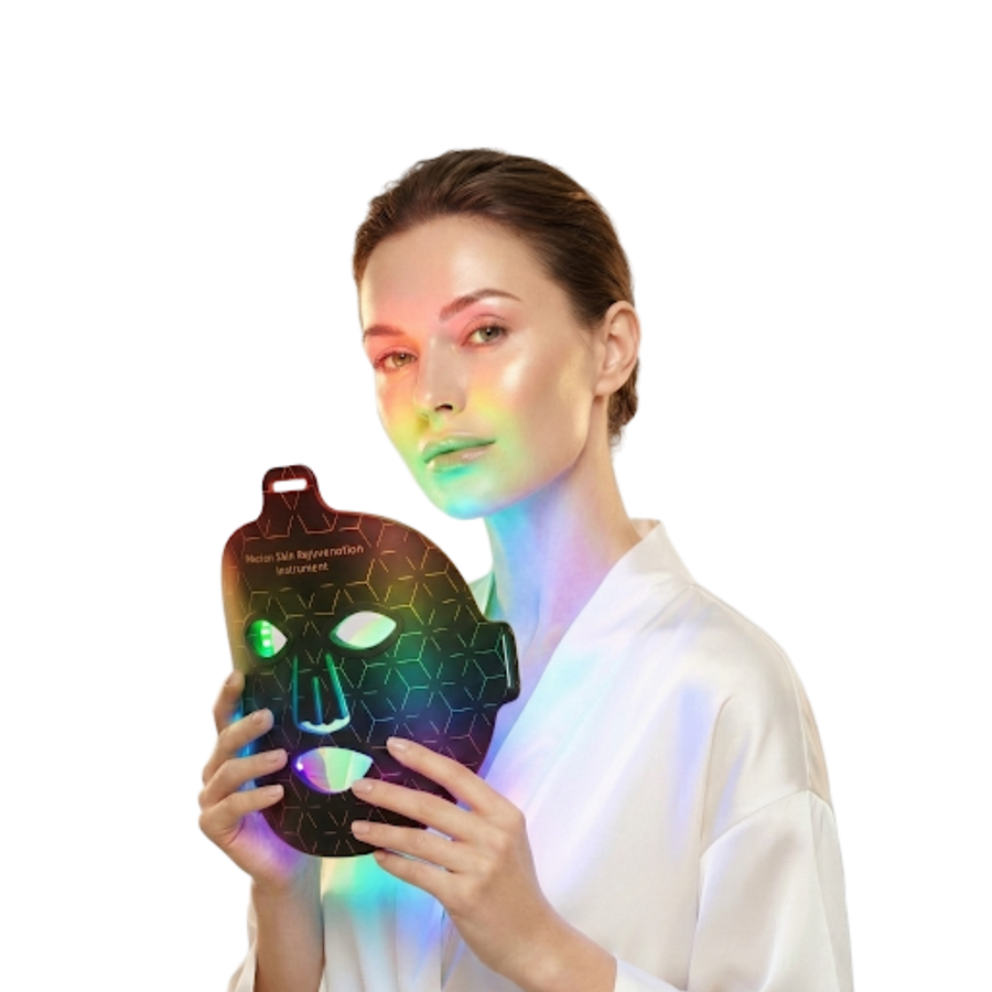 Un masque LED à spectre complet, pensé pour la peau réelle